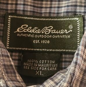Men's EDDIE BAUER long Sleeve Button Down